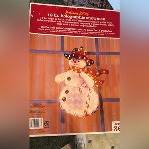 18In Holographic Snowman